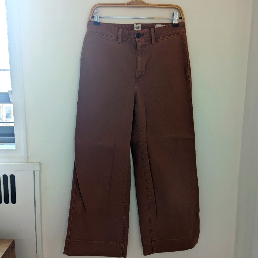 Gap wide leg denim pants